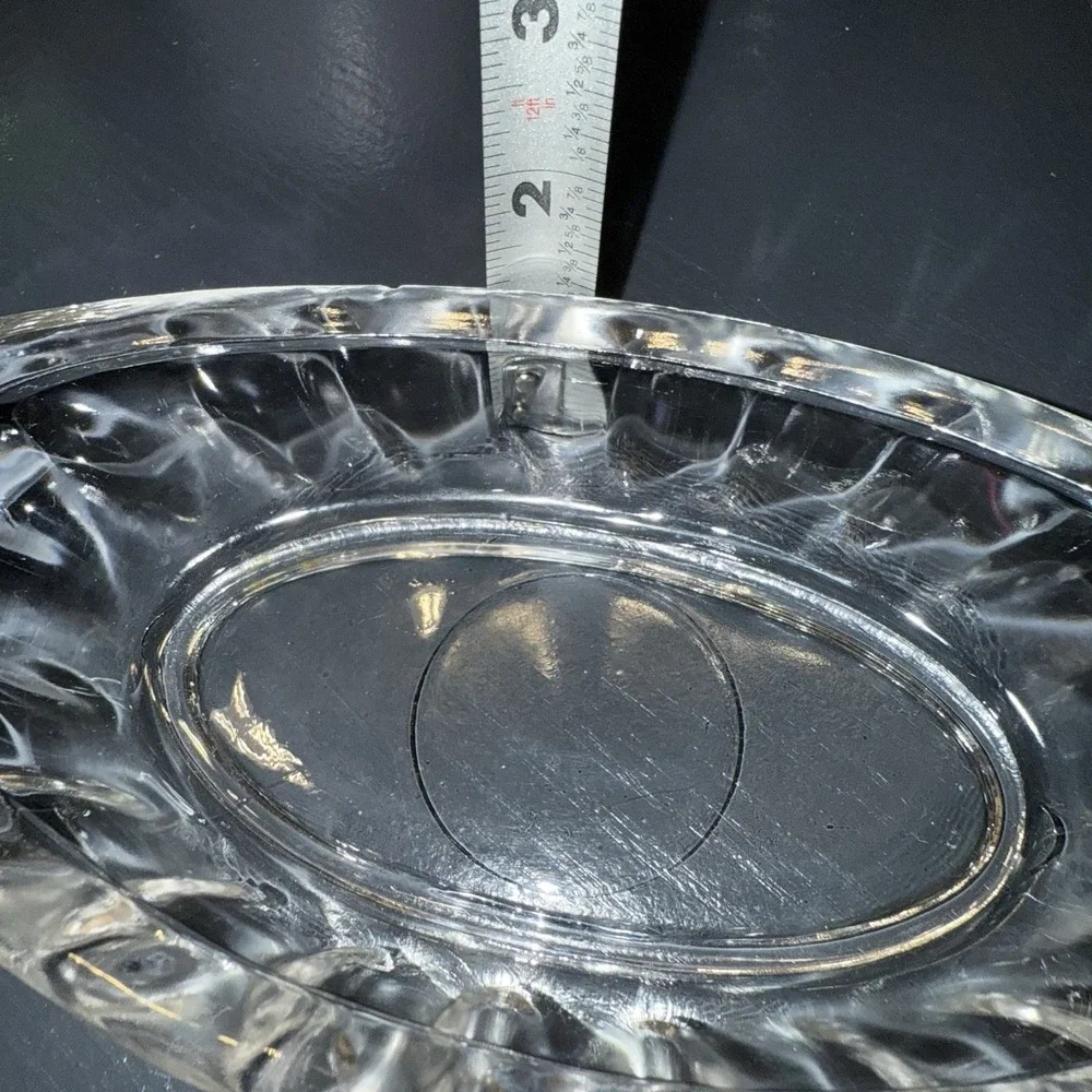 Vintage Libbey Clear Glass Banana Split Dish,‎ Relish, Sauce Boat